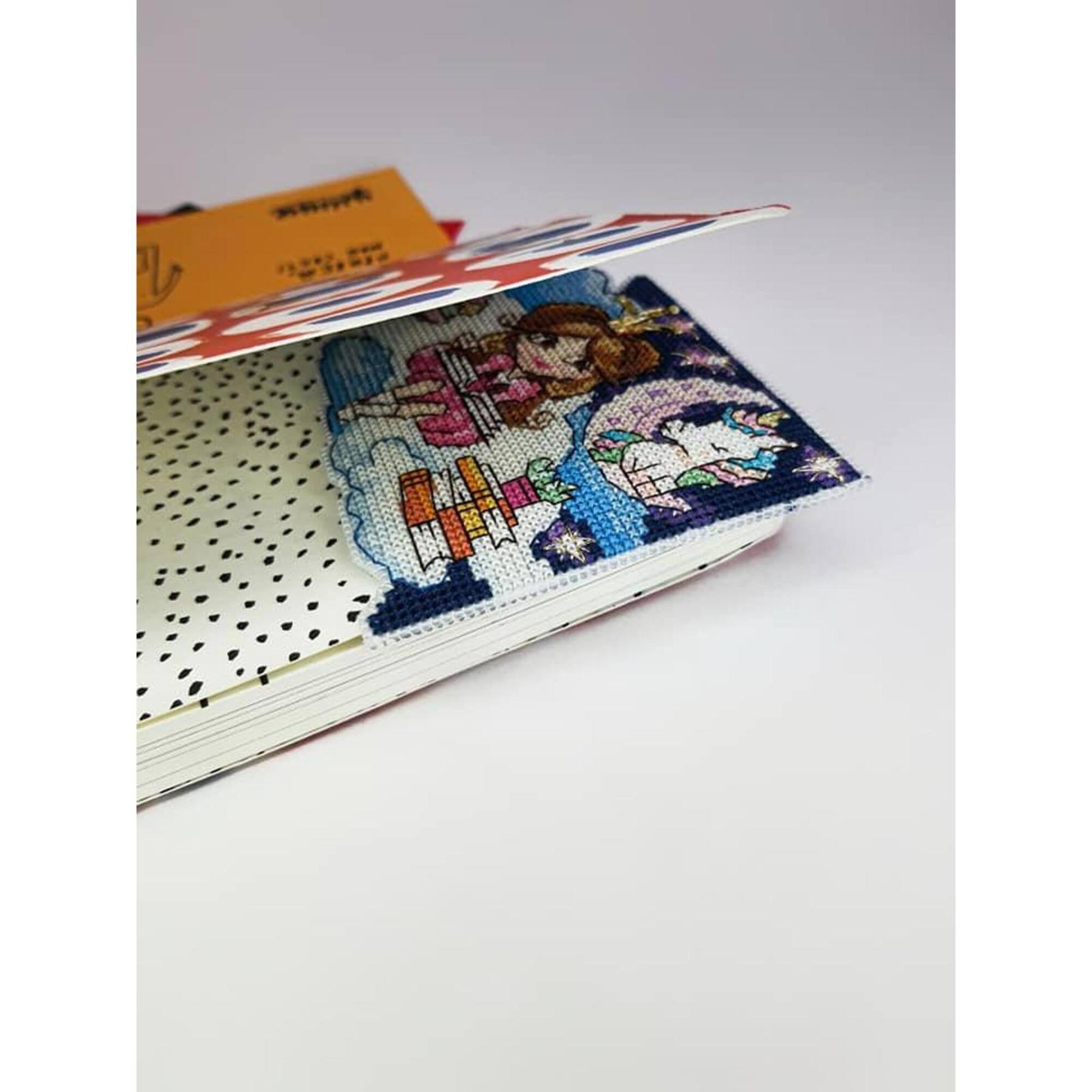 Crystal Art Plastic Canvas Counted Cross Stitch Kit Bookmark Fantasy World Girl